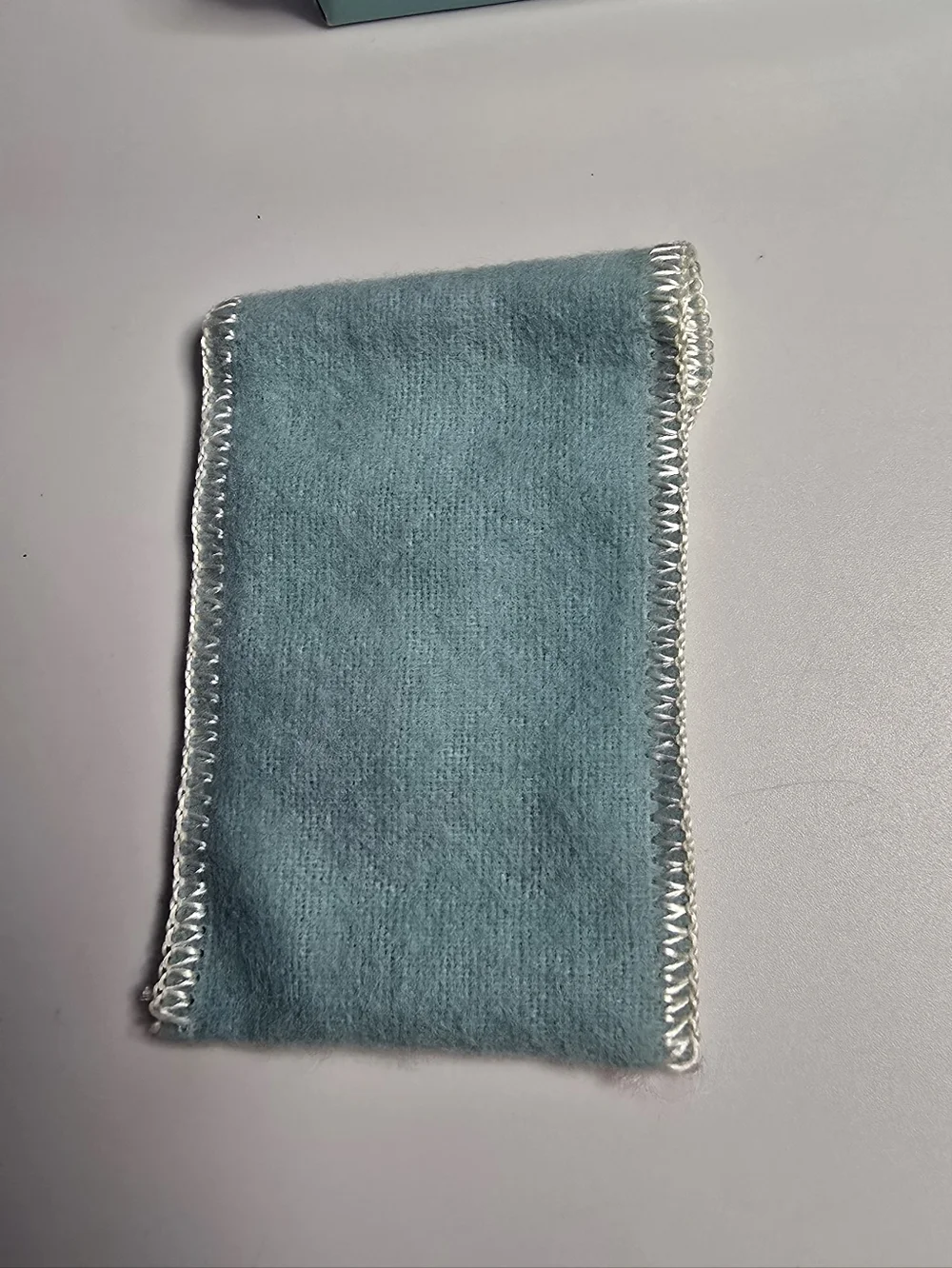 Tiffany & Co. Blue Jewelry Pouch And Box